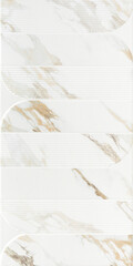 Керамогранит LB Ceramics Рерих белый 603х300х8,5 мм (8 шт.=1,44 кв.м) - фото 1