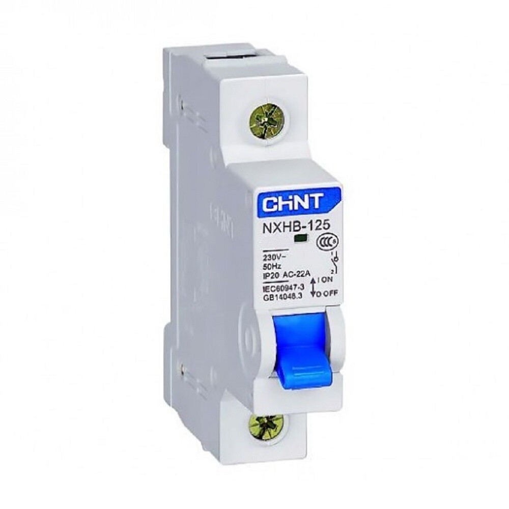 Изображение товара Выключатель нагрузки Chint NXHB-125 1P 25А 230 В на DIN-рейку (193172)