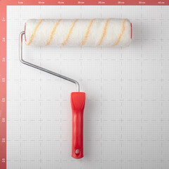 Валик полиакрил 250 мм d42 мм ворс 11 мм для водной основы с ручкой Beorol Eleven - фото 3