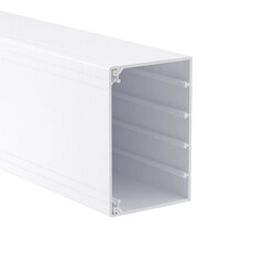 Кабель-канал DKC TA-GN 120х80 мм белый 2 м (01791DIY) - фото 1