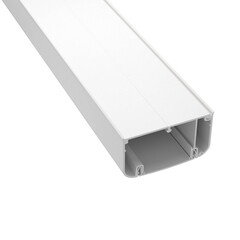 Кабель-канал DKC ТА-GN 90х50 мм белый 2 м с перегородкой (09500DIY) - фото 2