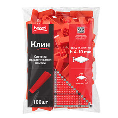 Система выравнивания плитки Beorol клин (100 шт.) - фото 3