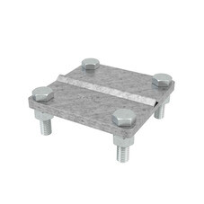 Зажим полоса - прут 80х80 мм DKC Jupiter (NG3101DIY)