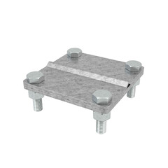 Зажим полоса - прут 80х80 мм DKC Jupiter (NG3101DIY)