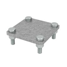 Зажим полоса - полоса 80х80 мм DKC Jupiter (NG3105DIY)