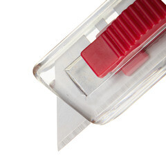 Нож строительный Hesler 19 мм с трапециевидным выдвижным лезвием пластиковый корпус - фото 5