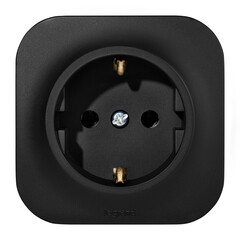 Розетка Legrand Quteo накладная черная (782472) - фото 4