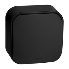 Изображение товара Переключатель Legrand Quteo одноклавишный накладной черный (782477)