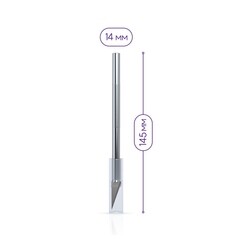 Нож скальпель макетный Berlingo 8 мм металлический корпус 5 лезвий - фото 2