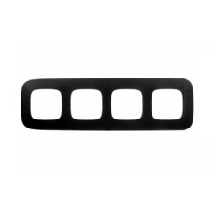 Изображение товара Рамка Legrand Valena Allure четырехместная черная сталь (754294)