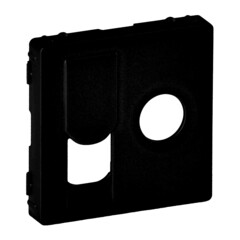 Изображение товара Накладка для компьютерной и телевизионной розетки Legrand Valena Life антрацит RJ45 (756832)