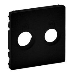 Накладка для телевизионной розетки Legrand Valena Life антрацит (756822)