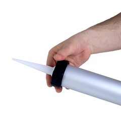 Герметик силиконовый нейтральный Quelyd белый 600 мл - фото 3