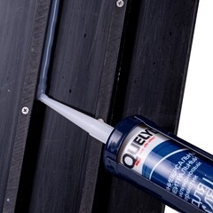 Герметик силиконовый нейтральный Quelyd прозрачный 280 мл - фото 3