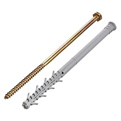 Дюбель фасадный Tech-Krep TSX-S с шурупом шестигранная головка 10x200 мм (25 шт.) - фото 5