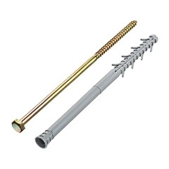 Дюбель фасадный Tech-Krep TSX-S с шурупом шестигранная головка 10x200 мм (25 шт.) - фото 2