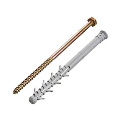 Дюбель фасадный Tech-Krep TSX-S с шурупом шестигранная головка 10x160 мм (50 шт.) - фото 5