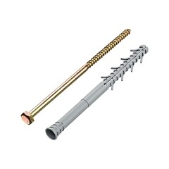 Дюбель фасадный Tech-Krep TSX-S с шурупом шестигранная головка 10x160 мм (50 шт.) - фото 3