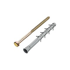 Дюбель фасадный Tech-Krep TSX-S с шурупом шестигранная головка 10x120 мм (50 шт.) - фото 5