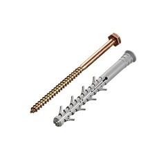 Дюбель фасадный Tech-Krep TSX-S с шурупом шестигранная головка 10x120 мм (50 шт.) - фото 3