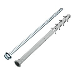 Дюбель фасадный Tech-Krep TSX-500 с шурупом шестигранная головка 10x200 мм (25 шт.) - фото 2