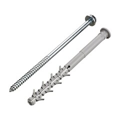 Дюбель фасадный Tech-Krep TSX-500 с шурупом шестигранная головка 10x160 мм (25 шт.) - фото 5