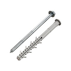 Дюбель фасадный Tech-Krep TSX-500 с шурупом шестигранная головка 10x140 мм (40 шт.) - фото 4