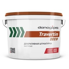 Штукатурка декоративная Danogips Travertin Deco белая 15 кг - фото 2