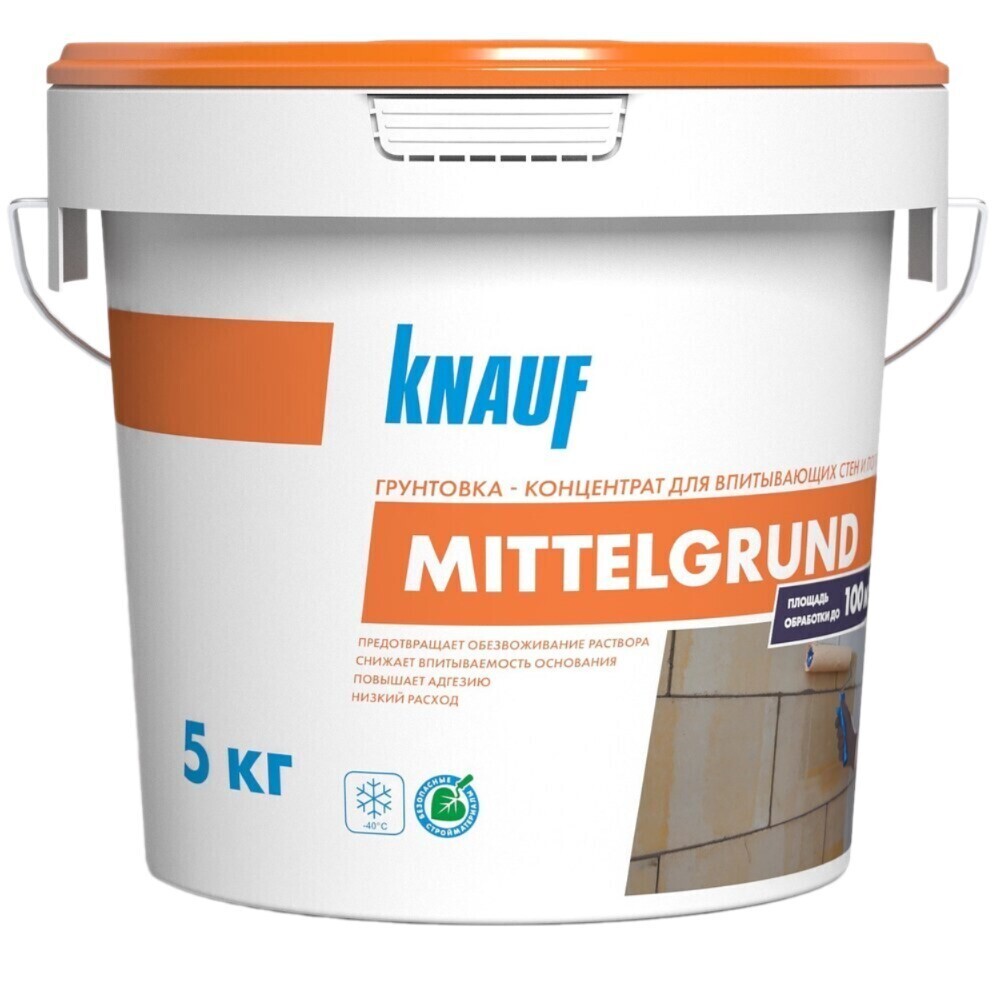 Изображение товара Грунт Knauf Миттельгрунд 5 кг концентрат 1:5
