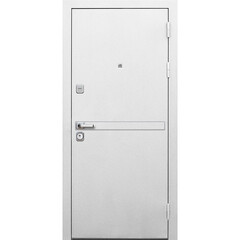 Дверь входная Ferroni 9СМ правая белая шагрень - эмалит белый 960х2050 мм - фото 5