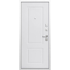 Дверь входная Ferroni 9СМ правая белая шагрень - эмалит белый 960х2050 мм - фото 4