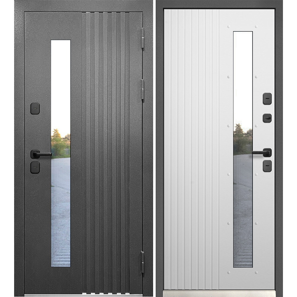 Изображение товара Дверь входная с терморазрывом Ferroni Luxor Termo Рейка правая 960х2050 мм