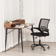 Кресло крутящееся BM-520 черное (20212) - фото 3