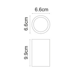 Стакан для ванной WasserKraft Never настольный полирезин черный (K-1828) - фото 2
