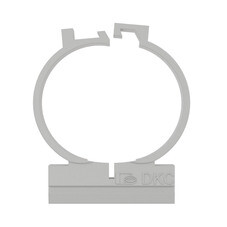 Фиксатор для труб 25 мм DKC двухкомпонентный серый (100 шт.) (51125DIY)