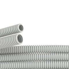 Труба гофрированная ПВХ 20 мм DKC легкая серая (100 м) (90920)