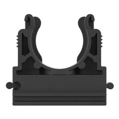 Крепеж-клипса для труб 17 мм DKC черная (20 шт.) (PAS17N)