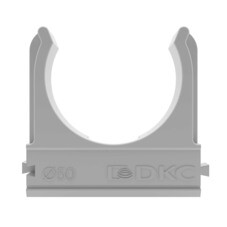 Фиксатор для труб 50 мм DKC с защелкой серый (50 шт.) (51050DIY)
