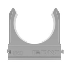 Фиксатор для труб 50 мм DKC с защелкой серый (50 шт.) (51050DIY)