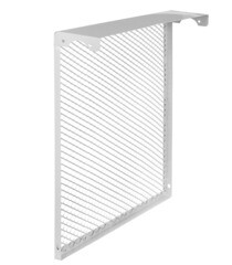 Экран декоративный металлический Evecs ДМЭР 610х590 мм белый 6-ти секционный - фото 4