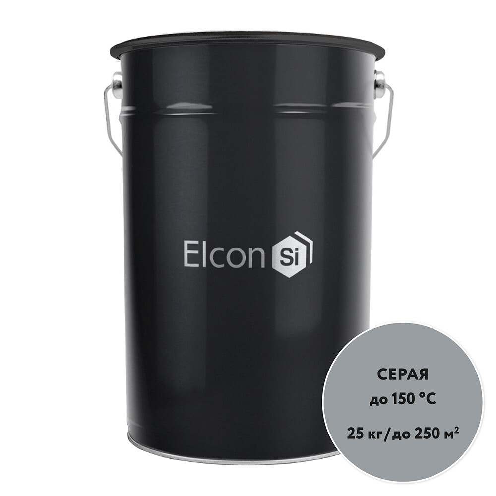 

Эмаль антикоррозионная Elcon ОС-12-03 серая RAL 7040 матовая 25 кг, Серый