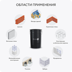 Эмаль антикоррозионная Elcon ОС-12-03 черная матовая 25 кг - фото 13