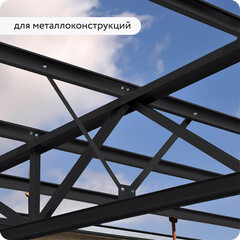 Грунт-эмаль по ржавчине 3в1 Elcon черная RAL 9005 матовая 25 кг - фото 5