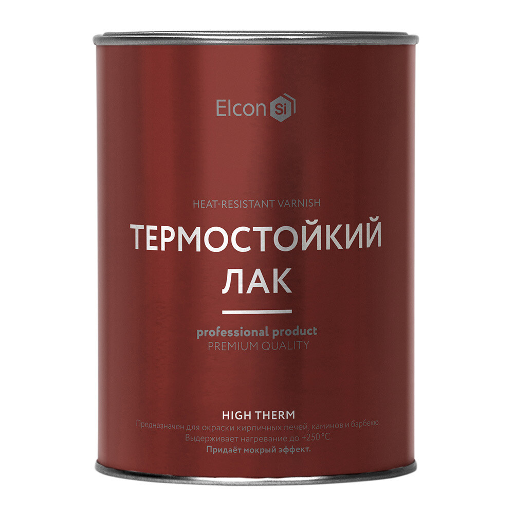

Лак термостойкий Elcon High Therm 0,7 л, Бесцветный