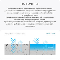 Гидрофобизатор Elcon Aqwell 9 л - фото 8