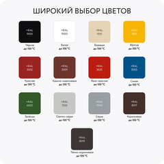 Эмаль антикоррозионная Elcon ОС-12-03 100 градусов серая RAL 7040 матовая 25 кг - фото 15