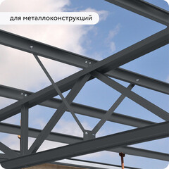 Грунт-эмаль по ржавчине 3в1 Elcon графит RAL 7024 матовая 25 кг - фото 5