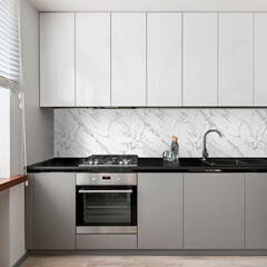 Панель стеновая пластик для кухни 4000х600х1,5 мм крестола - фото 3