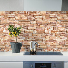 Панель стеновая ПВХ для кухни 3000х600х1 мм сланец - фото 3