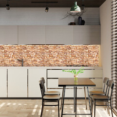 Панель стеновая ПВХ для кухни 3000х600х1 мм сланец - фото 2